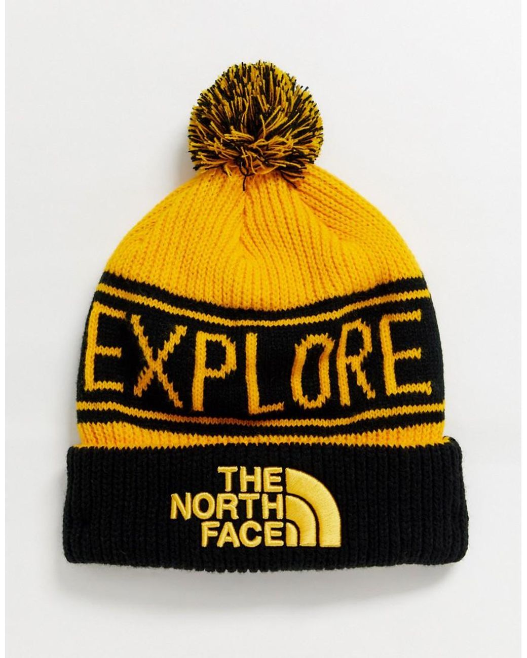 north face pom beanie mens