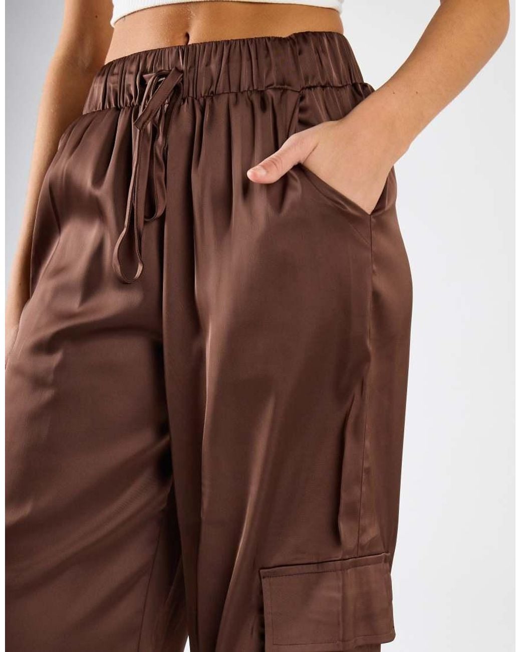 Glamorous White Cargo Trousers