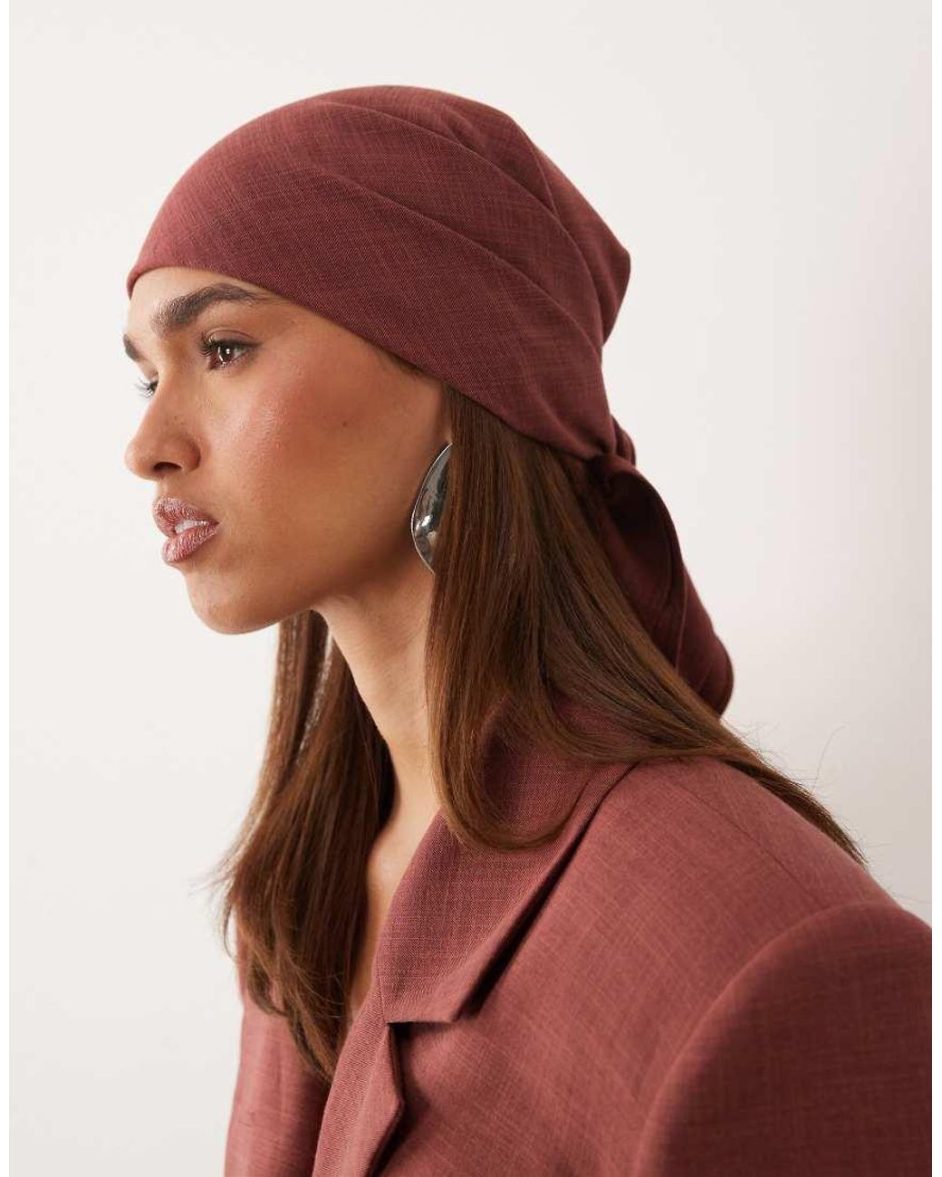 ASOS Red Asos X The Sourced Collection Head Scarf