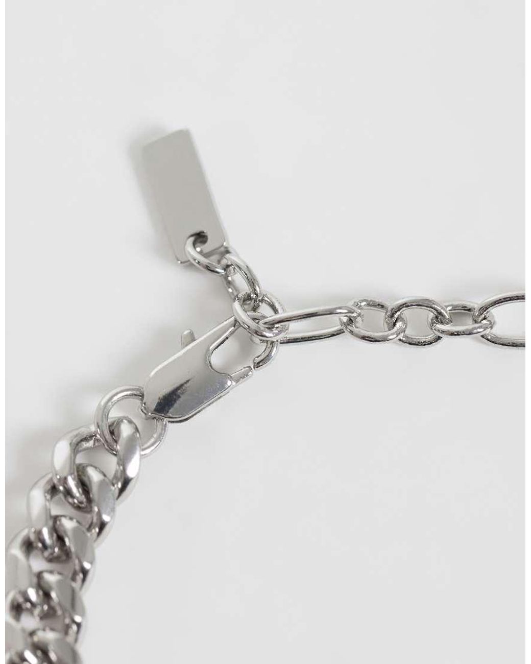 ASOS Natural Graduated Chain Bracelet for men