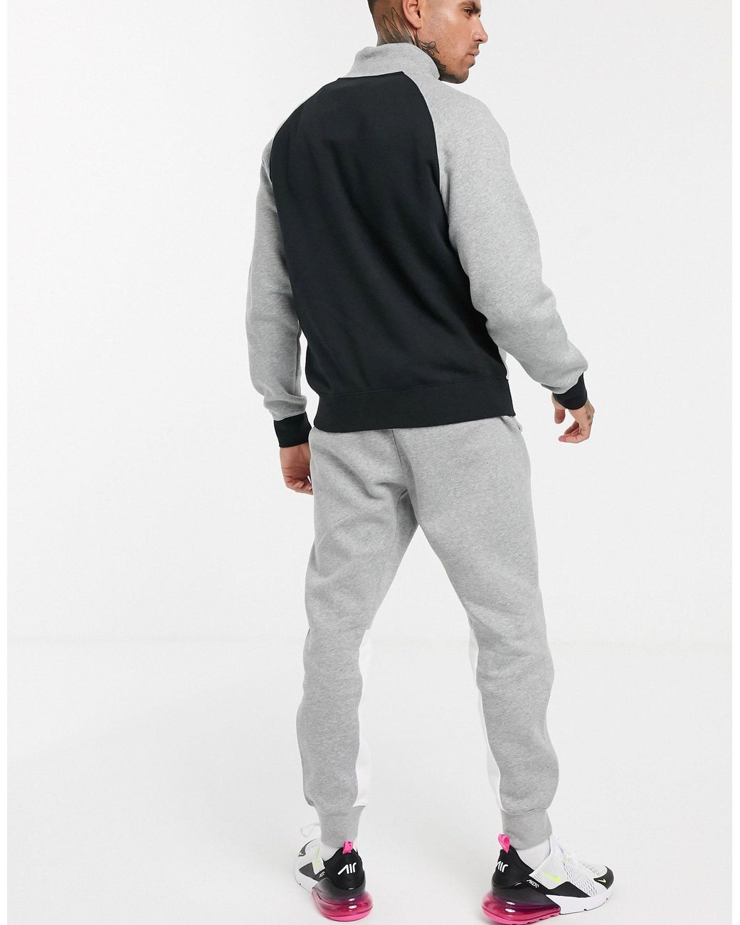 Nike block tracksuit best sale