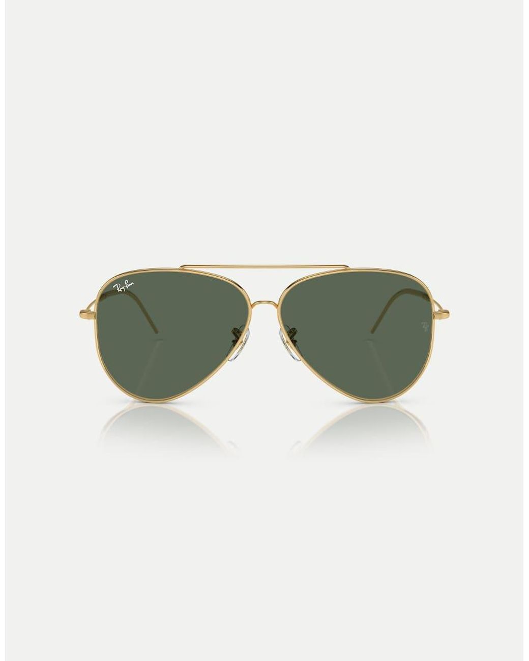 Ray-Ban Green Aviator Pilot Sunglasses With Lens