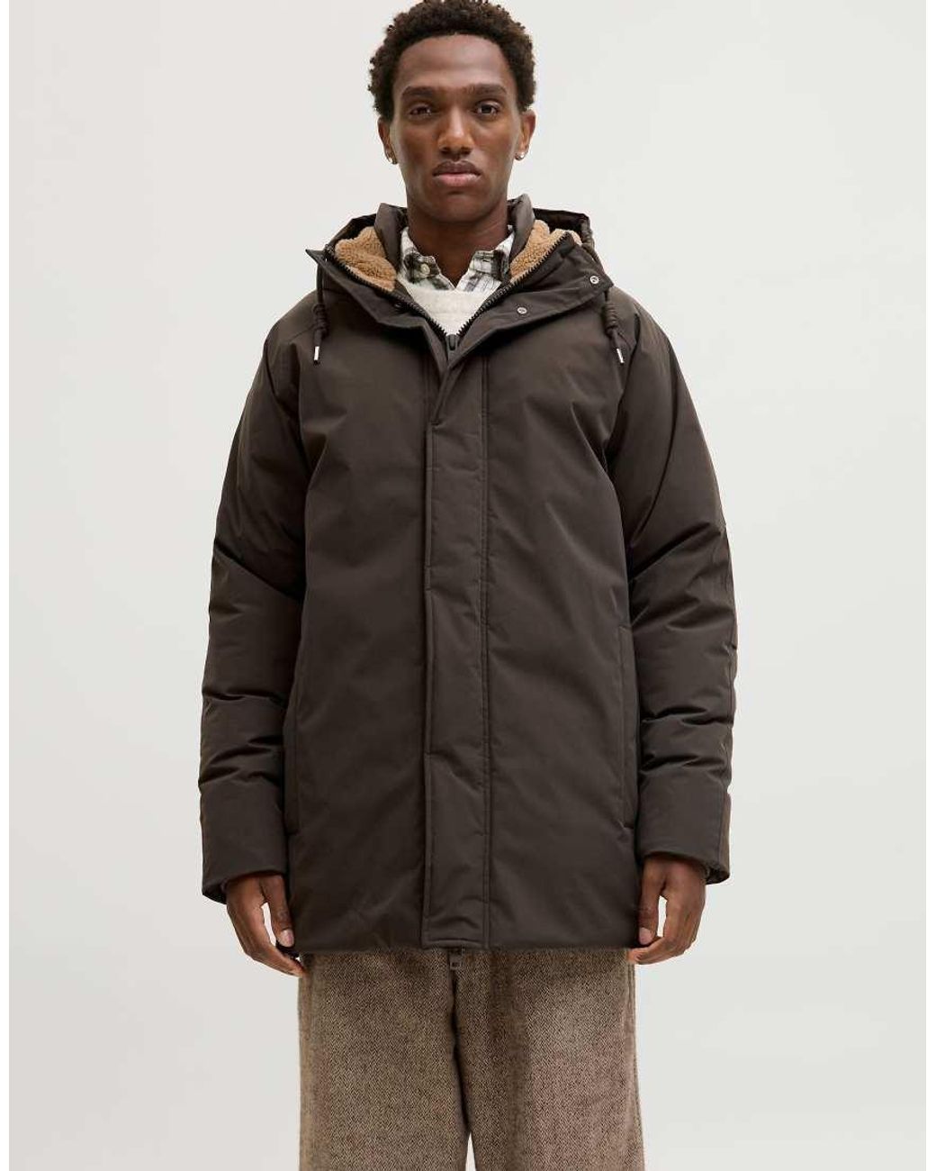 Jack & Jones Gray Parka for men