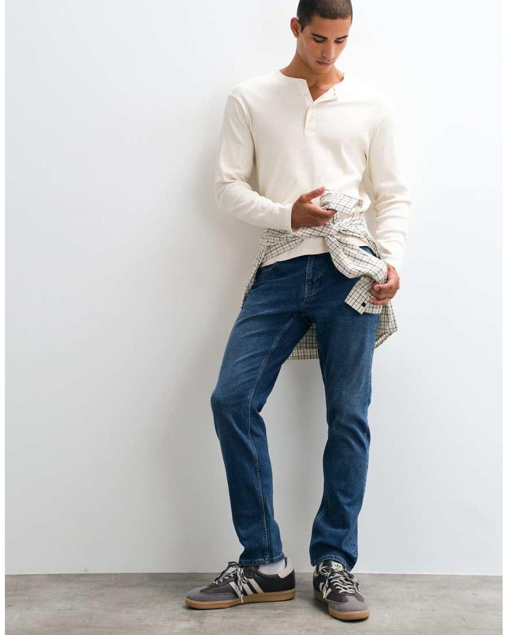 Only & Sons Regular-Fit Jeans in het Blue voor heren