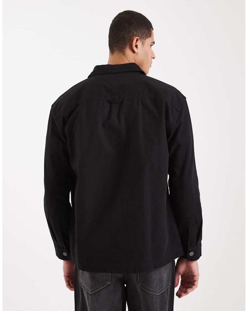 Tommy Hilfiger Black Badge Logo Overshirt for men