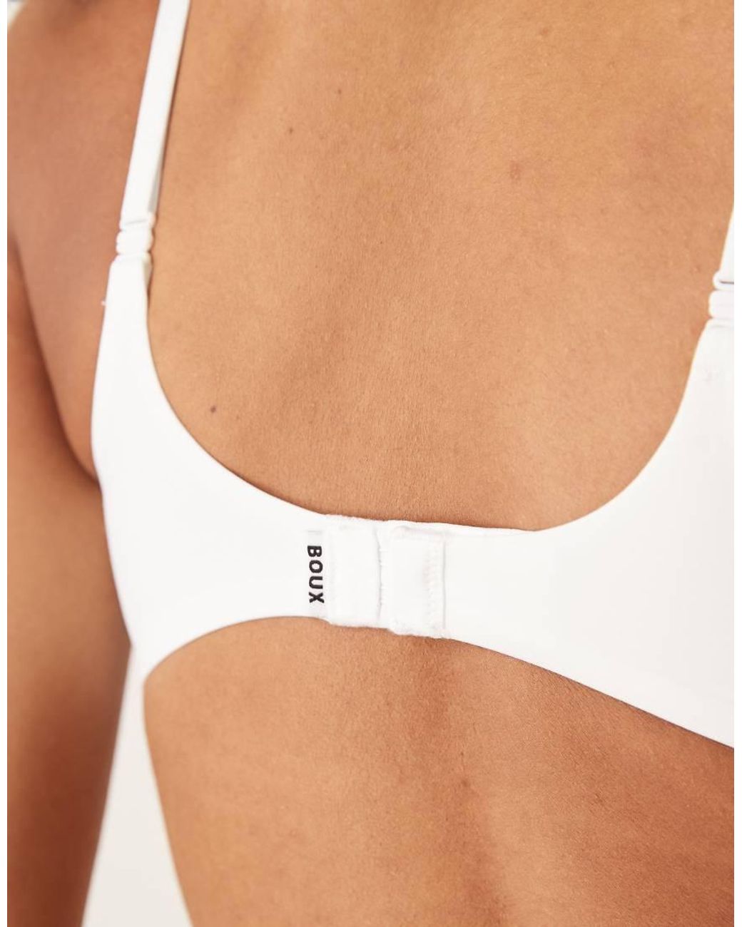 Boux Avenue Brown Ultra Light Microfibre Plunge T-Shirt Bra