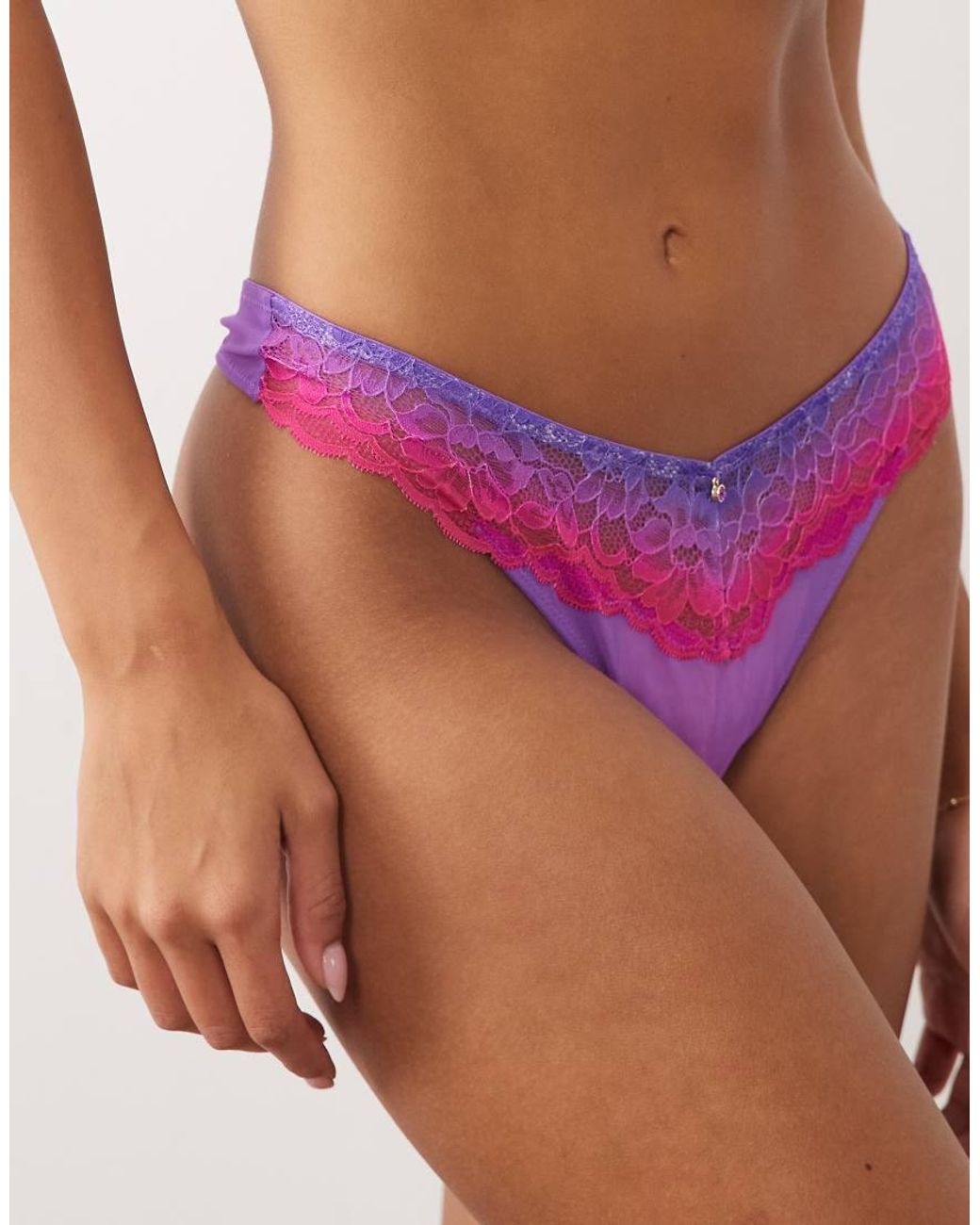 Ann Summers Pink Sexy Lace Thong