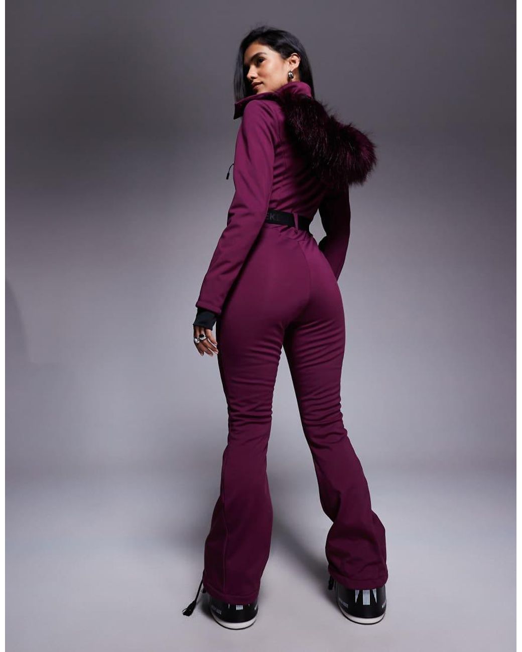 ASOS Purple Weekend Collective Ski Suit