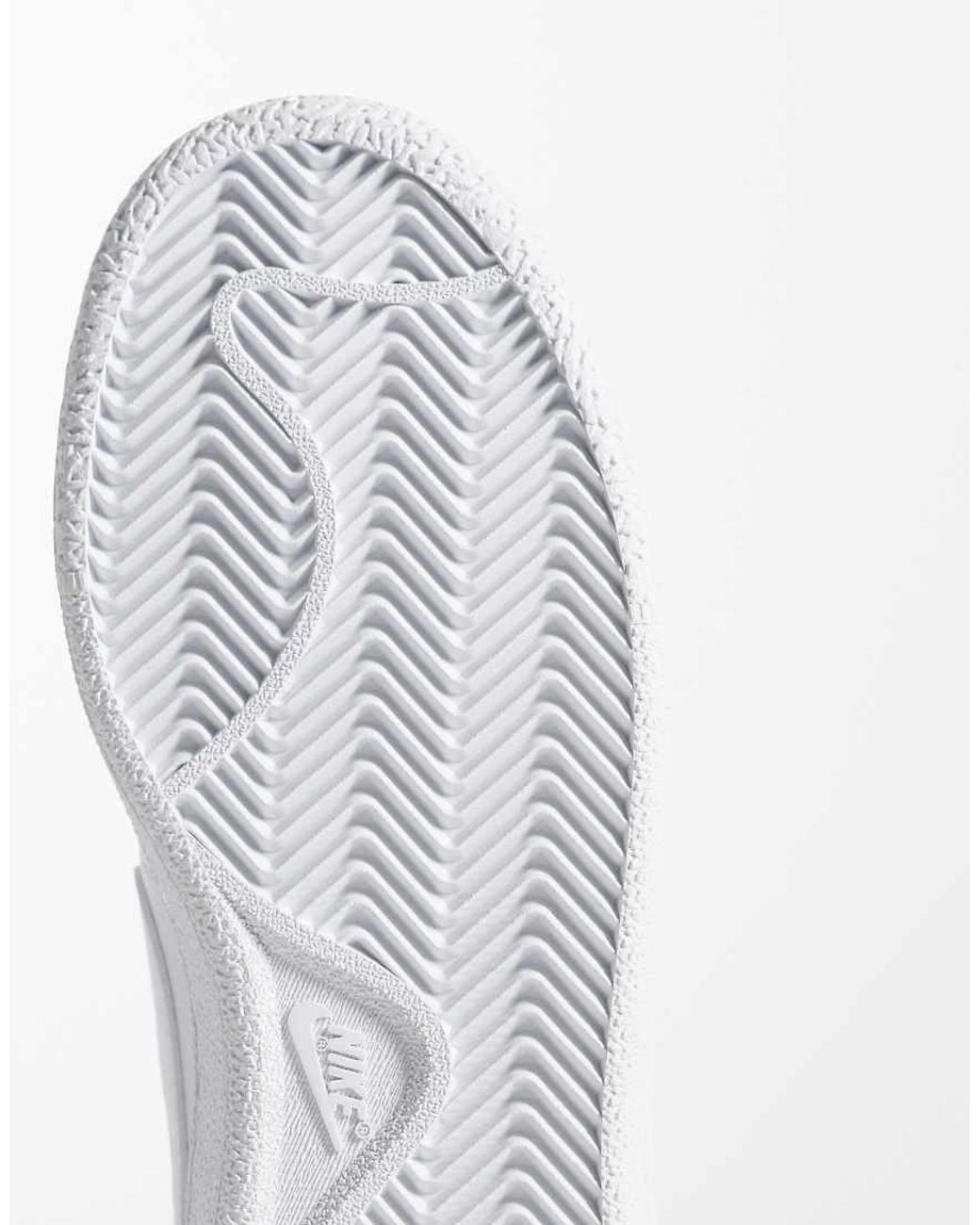 Nike White Classic Tennis Trainers