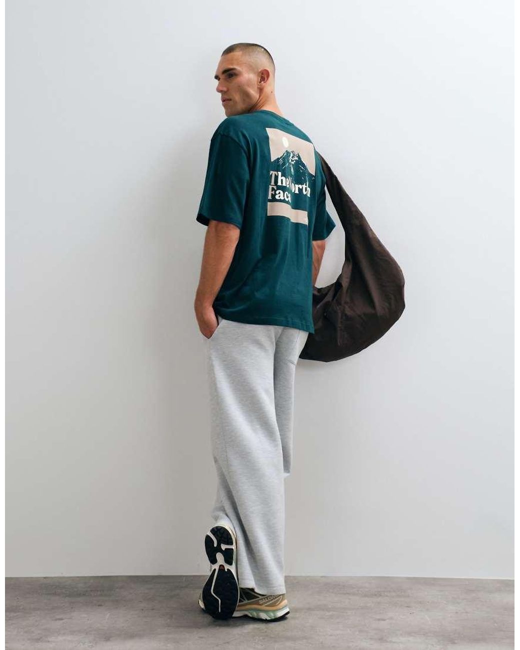 The North Face Green The Right Side Oversized T-Shirt for men