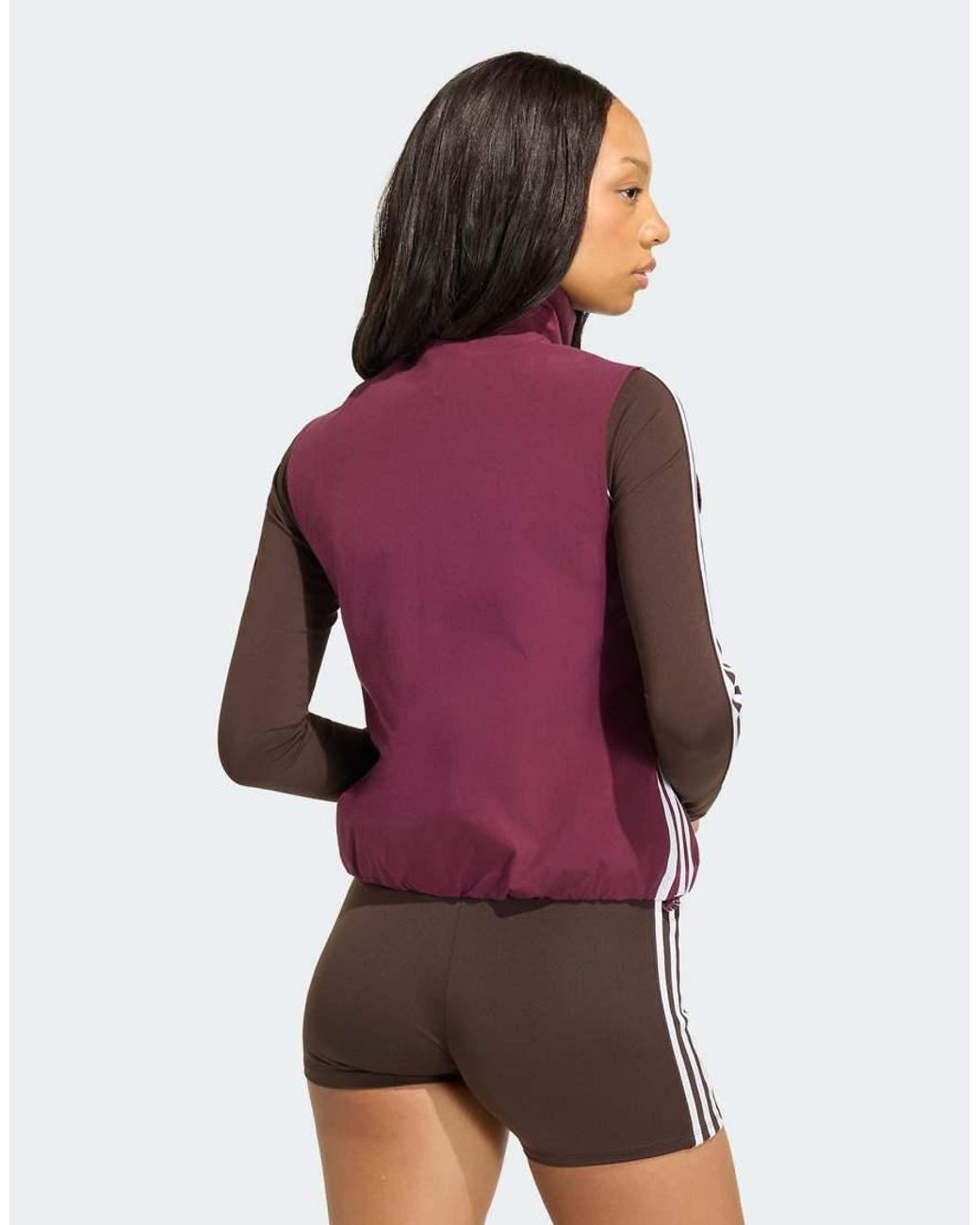 Adidas Originals Purple Adilenium 5.0 Sleeveless Track Top