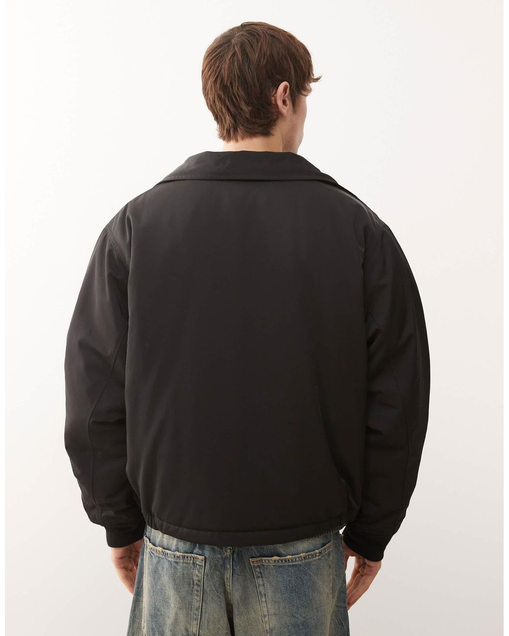 Weekday Jacket Weekday Nylon Jacket in Black for Men | Lyst Canada