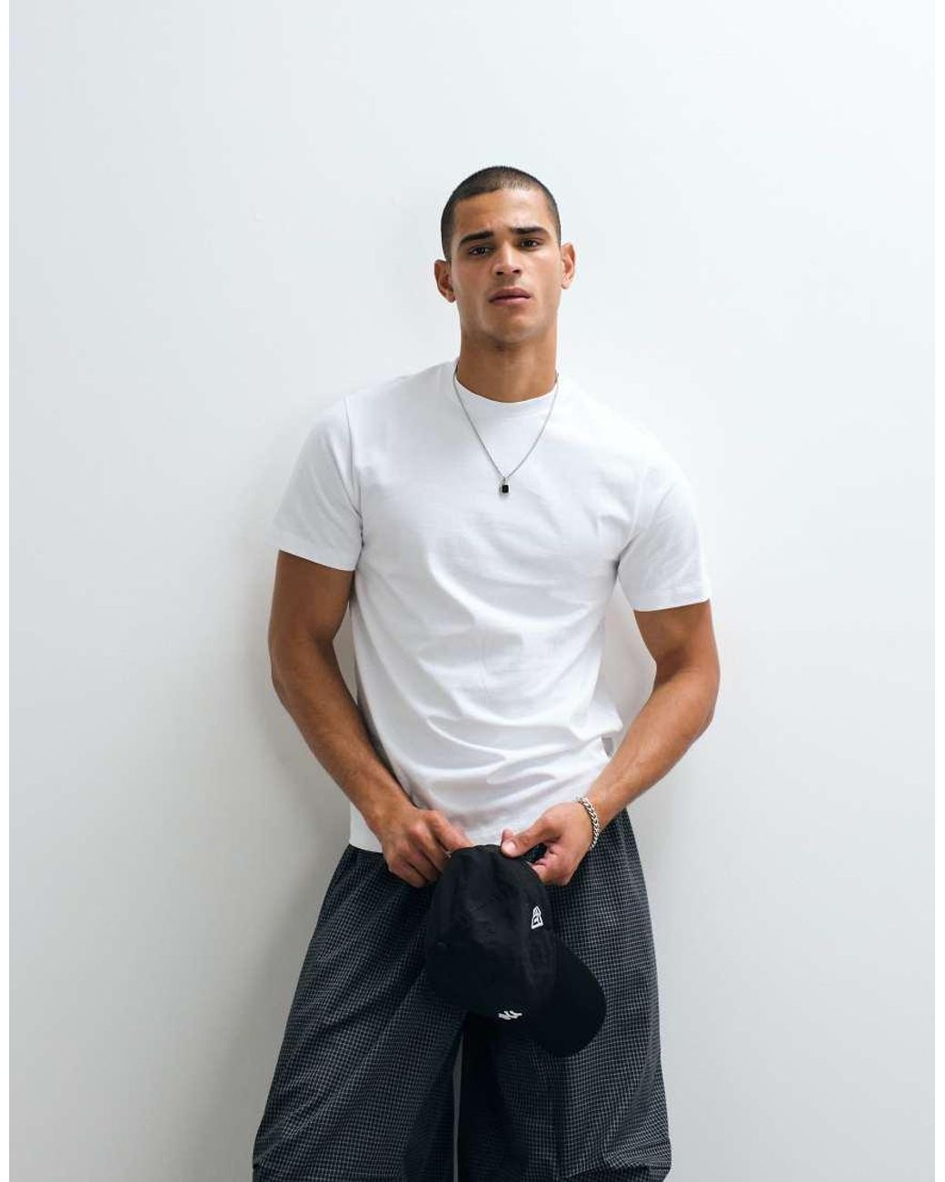 ASOS White Regular T-shirt With Star Graphic for men