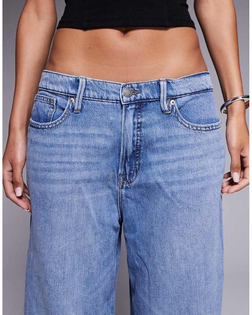 GOOD AMERICAN Blue Weightless Good Standard Ease Jeans