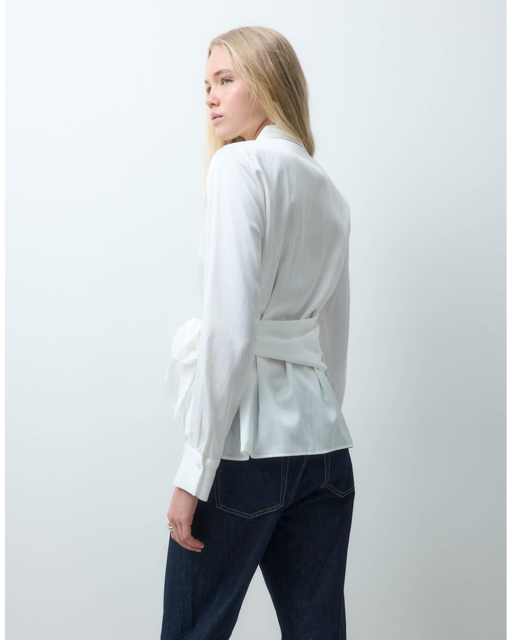 Mango White – hemdbluse