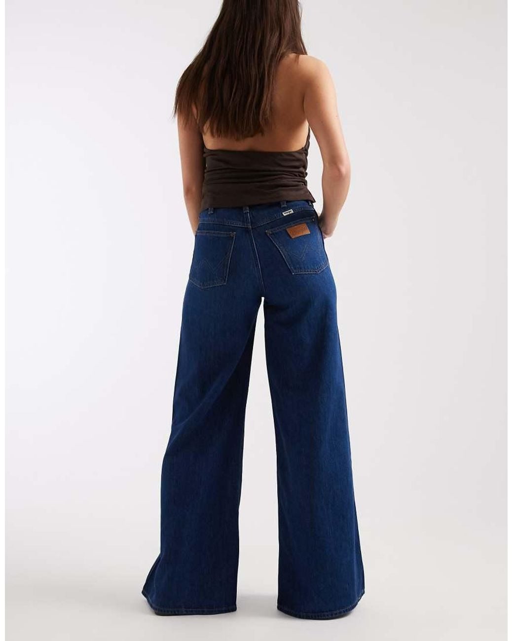 Wrangler Blue Canyon High Rise Wide Leg Jeans