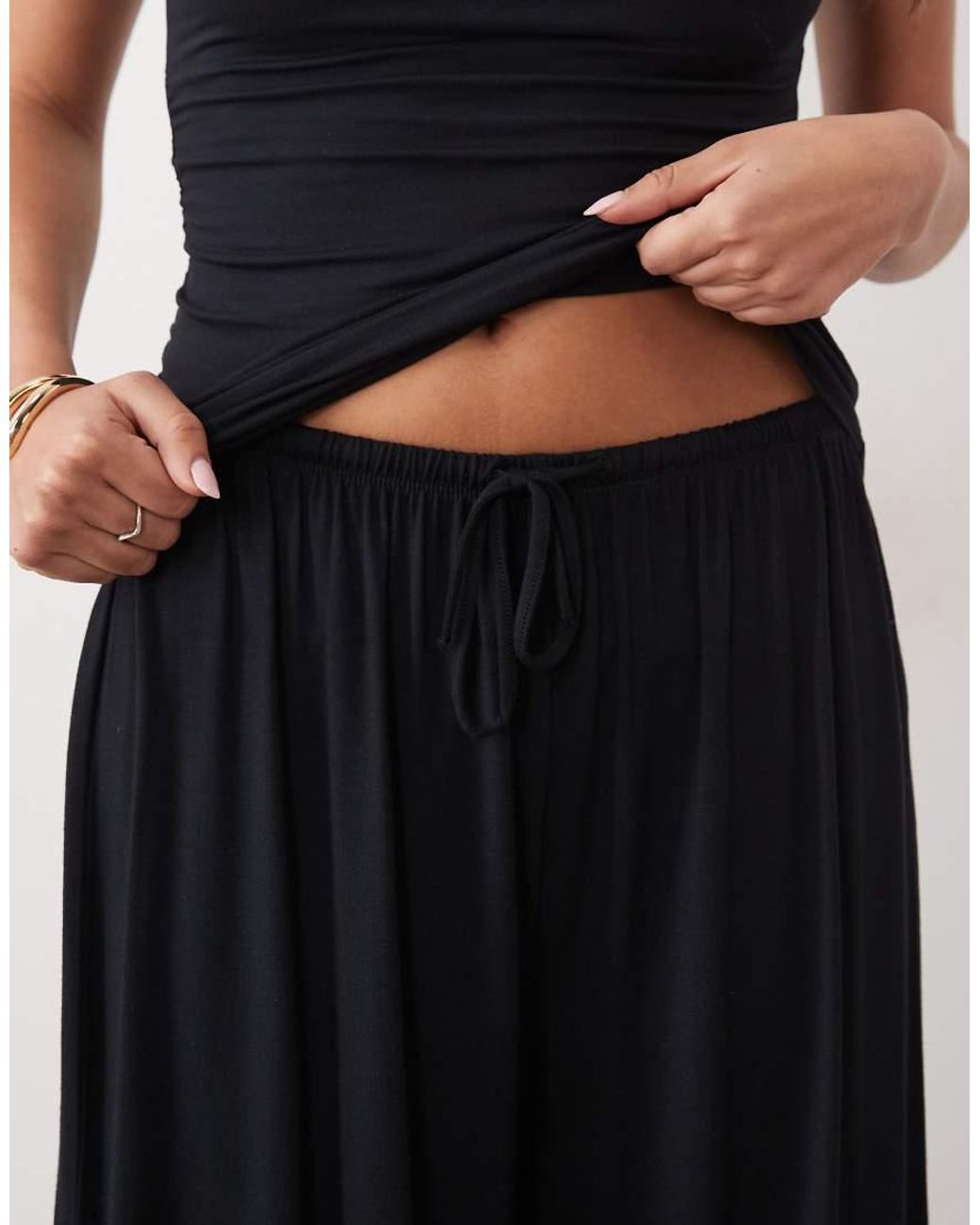 Gina Tricot Black Co-ord Lounge Trousers