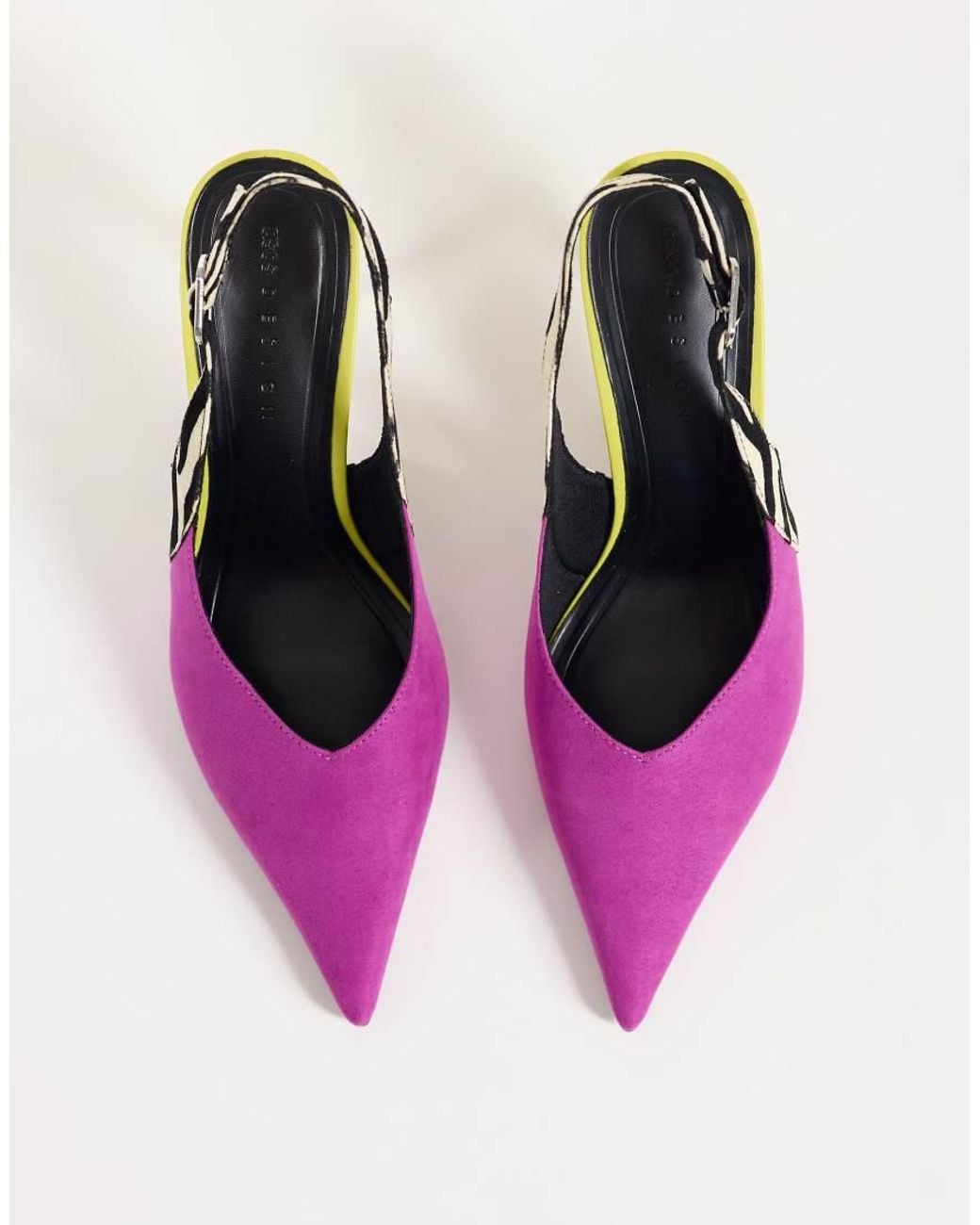 ASOS Pink Serena Slingback Stiletto Heels