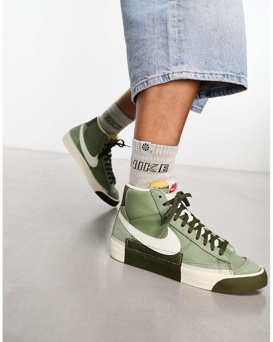 Nike blazer mid kaki outlet