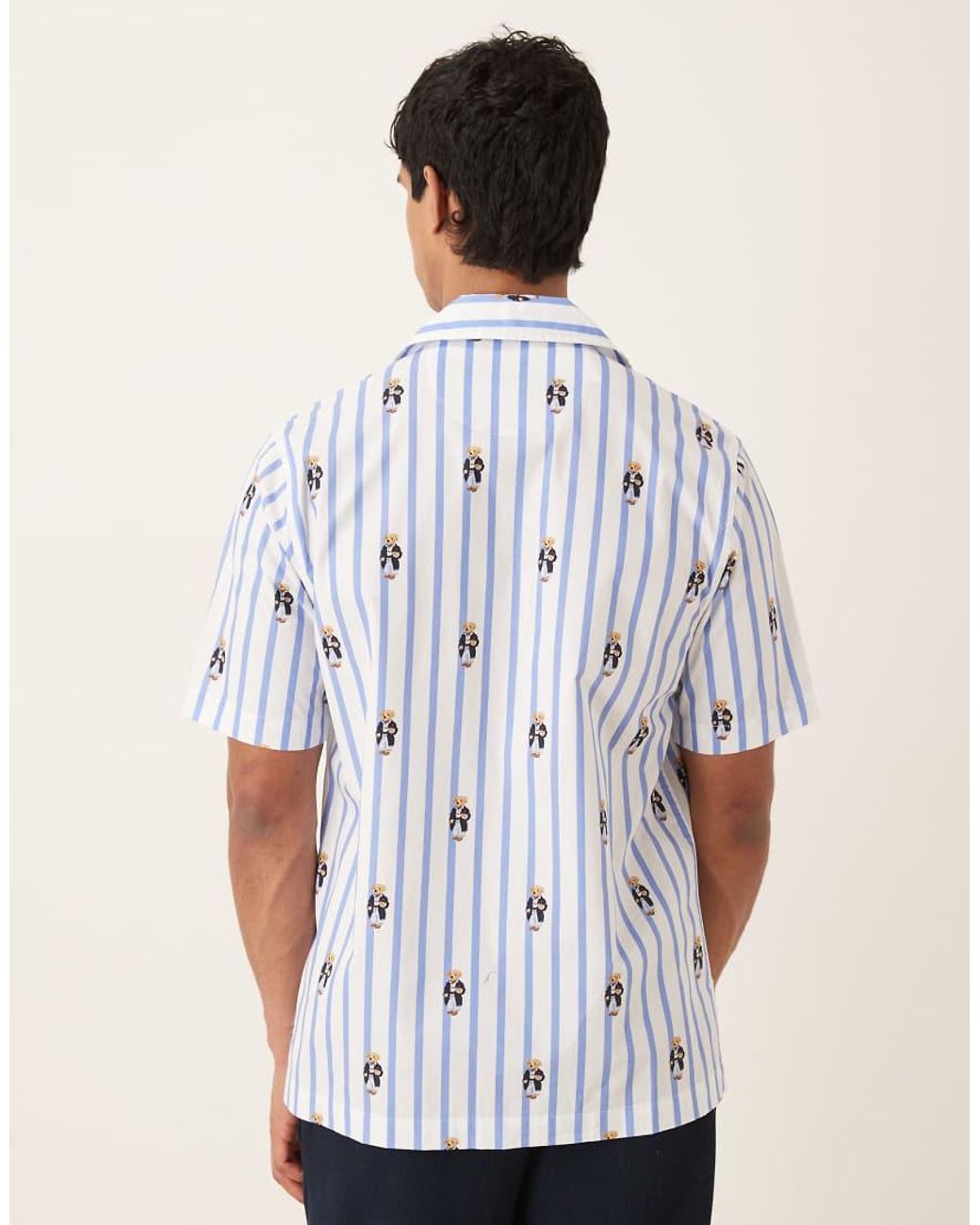 Polo Ralph Lauren White Bear Graphic Sleep Shirt for men