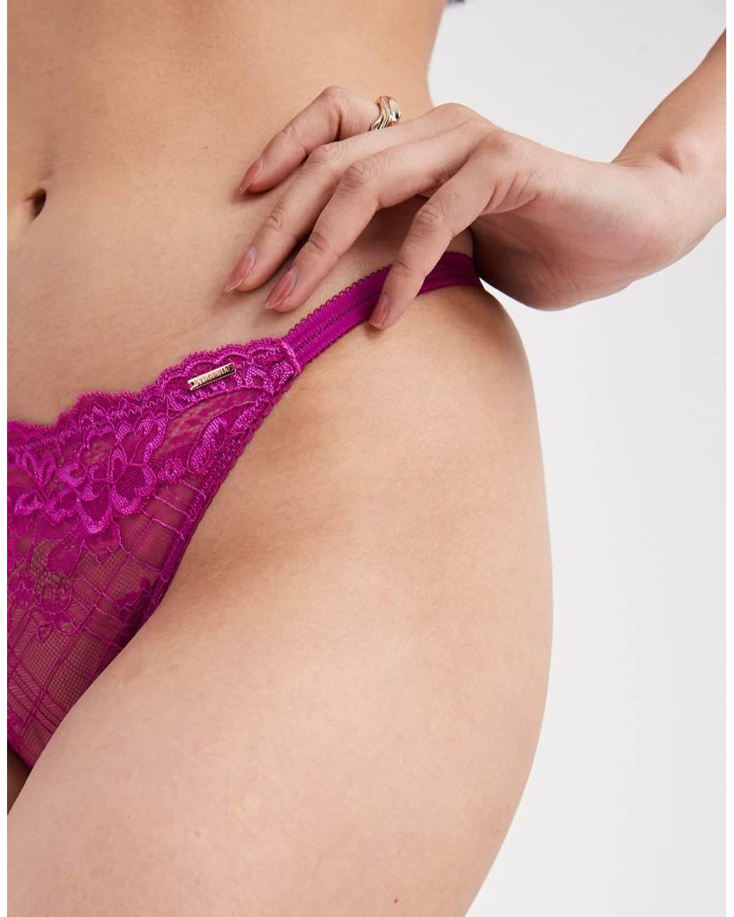 DORINA Pink Origins Lace String Thong