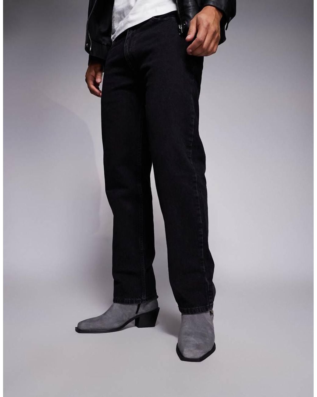 ASOS Metallic Chelsea Boots for men