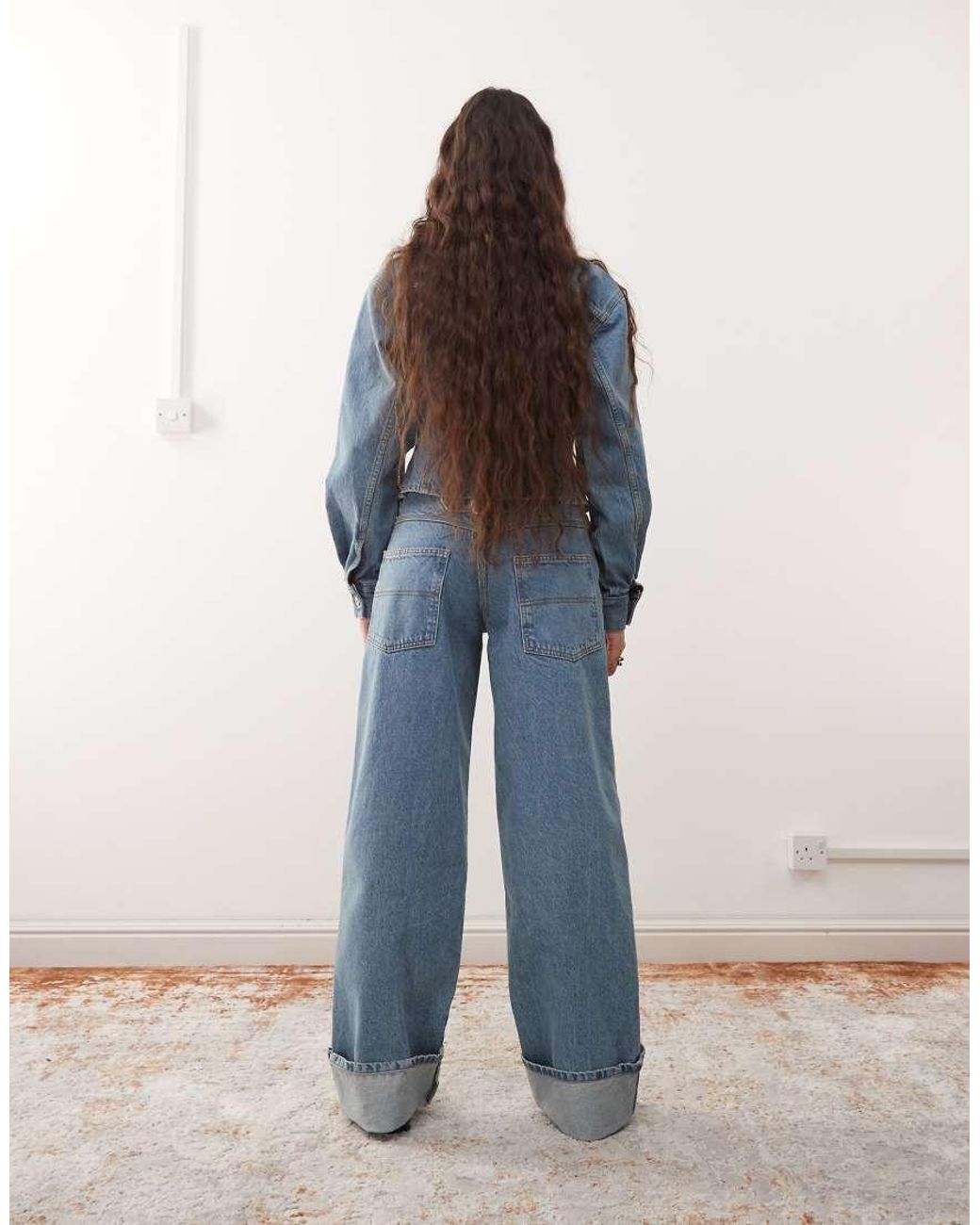 Collusion Baggy Jeans in het Blue