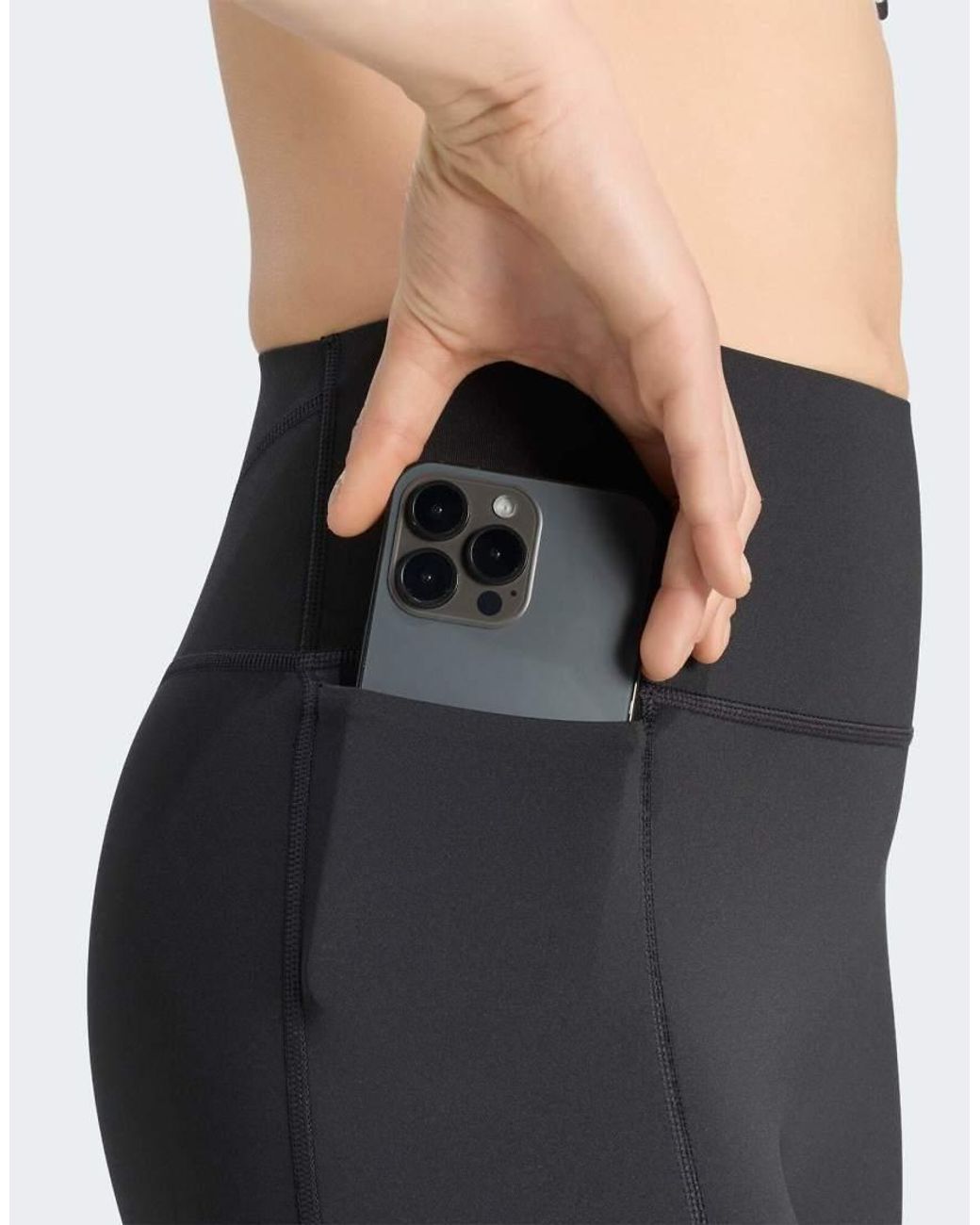 Adidas Originals Black Optime Workout Contour Capri Leggings