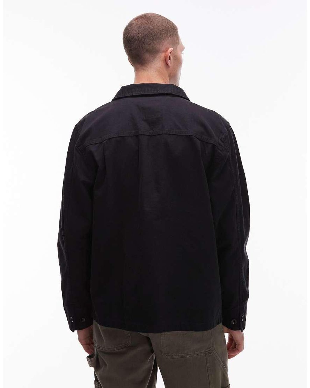 Vans Blue Drill Chore Canvas Jacket for men