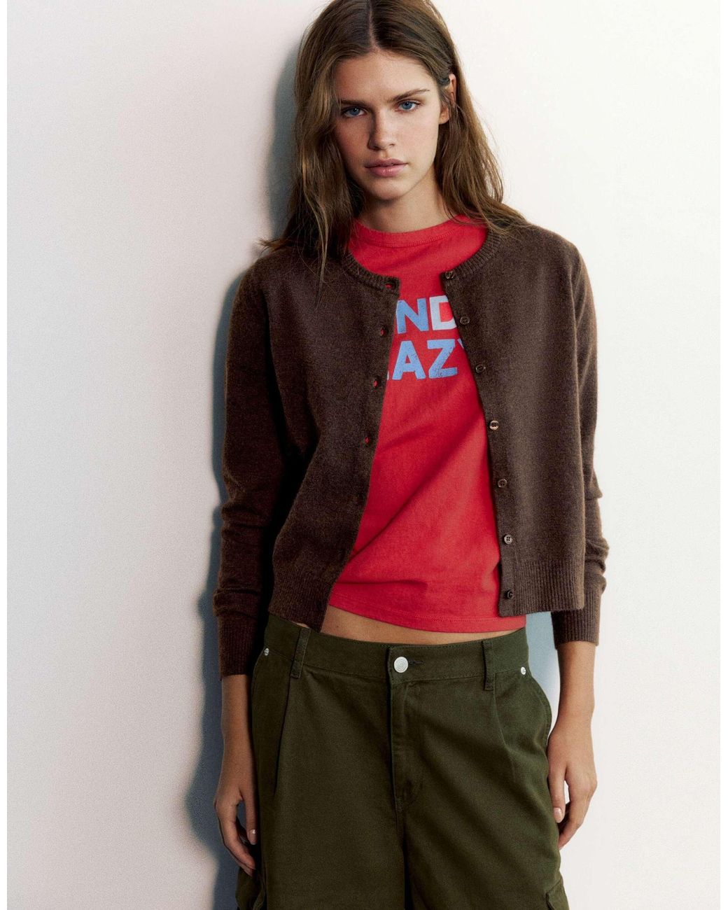 Gilet regular fit Pull&Bear en coloris Red