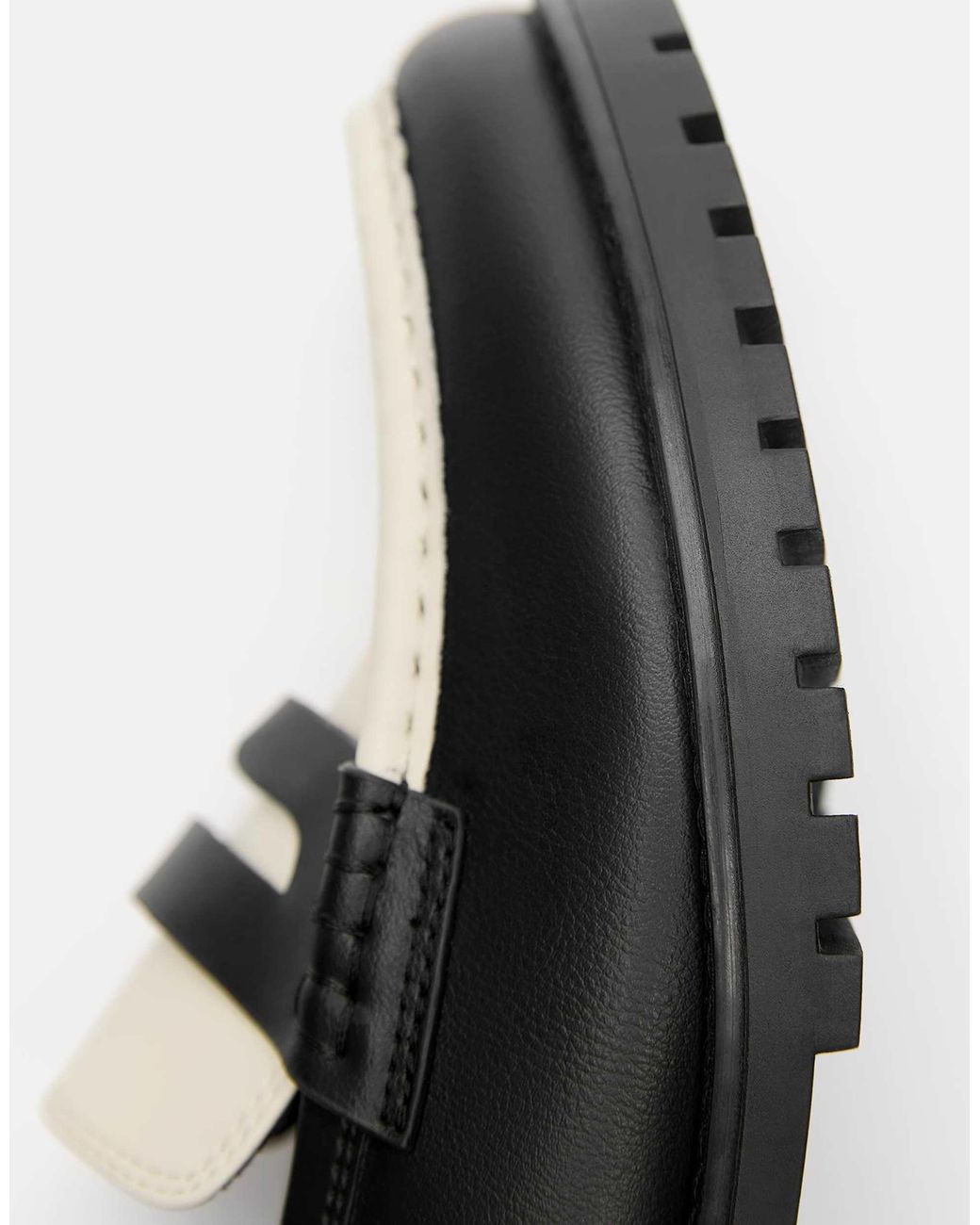 Pull&Bear – loafer mit dicker sohle in White für Herren