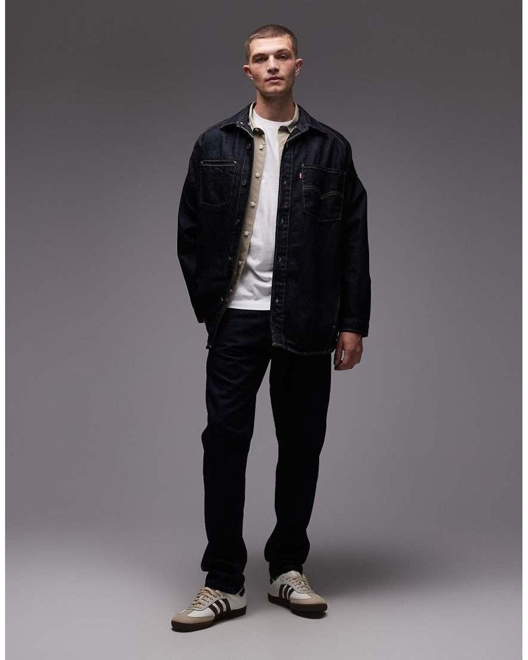 Camicia Giacca di Levi's in Gray da Uomo