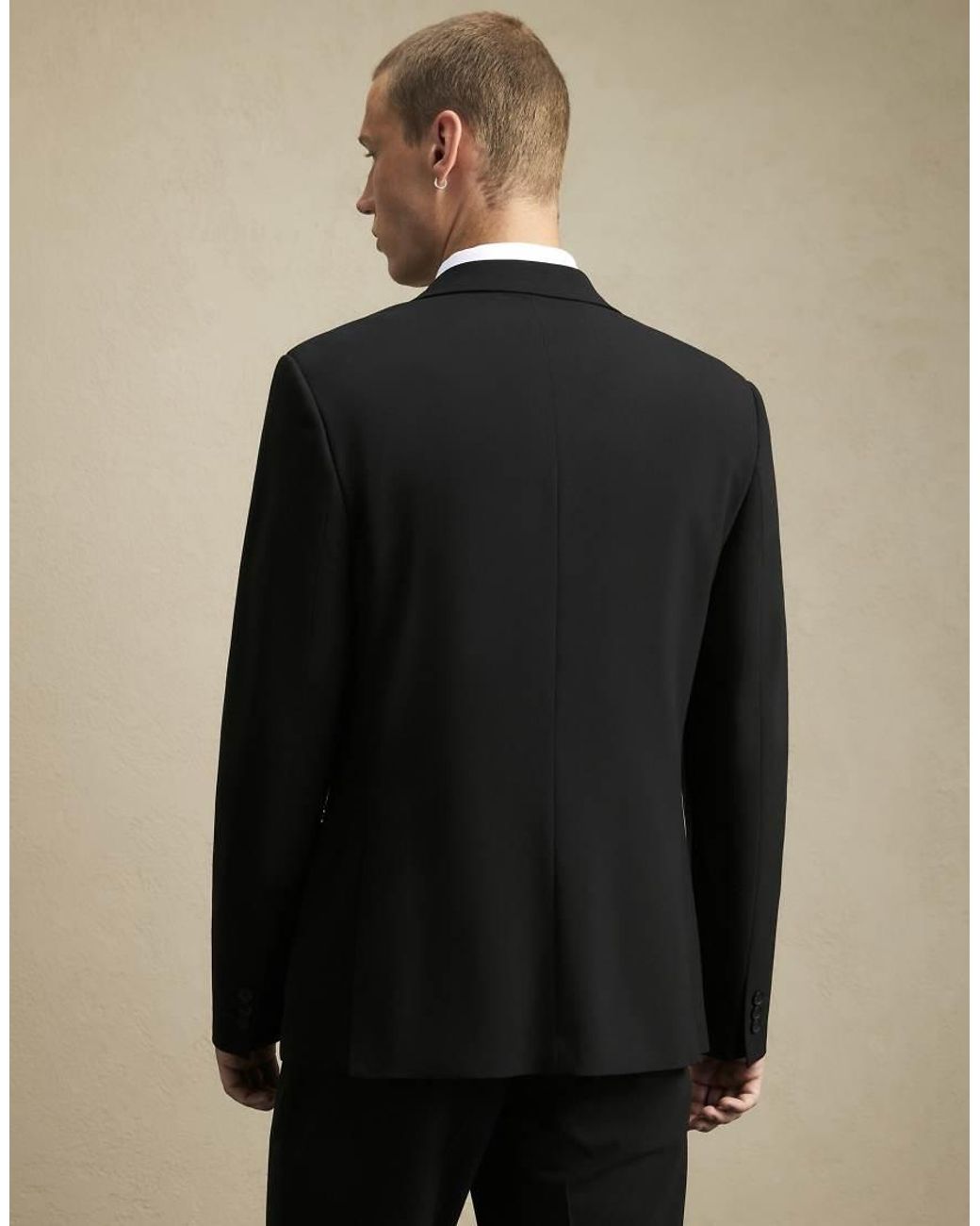 River Island Black Slim Fit Suit Jacket for men