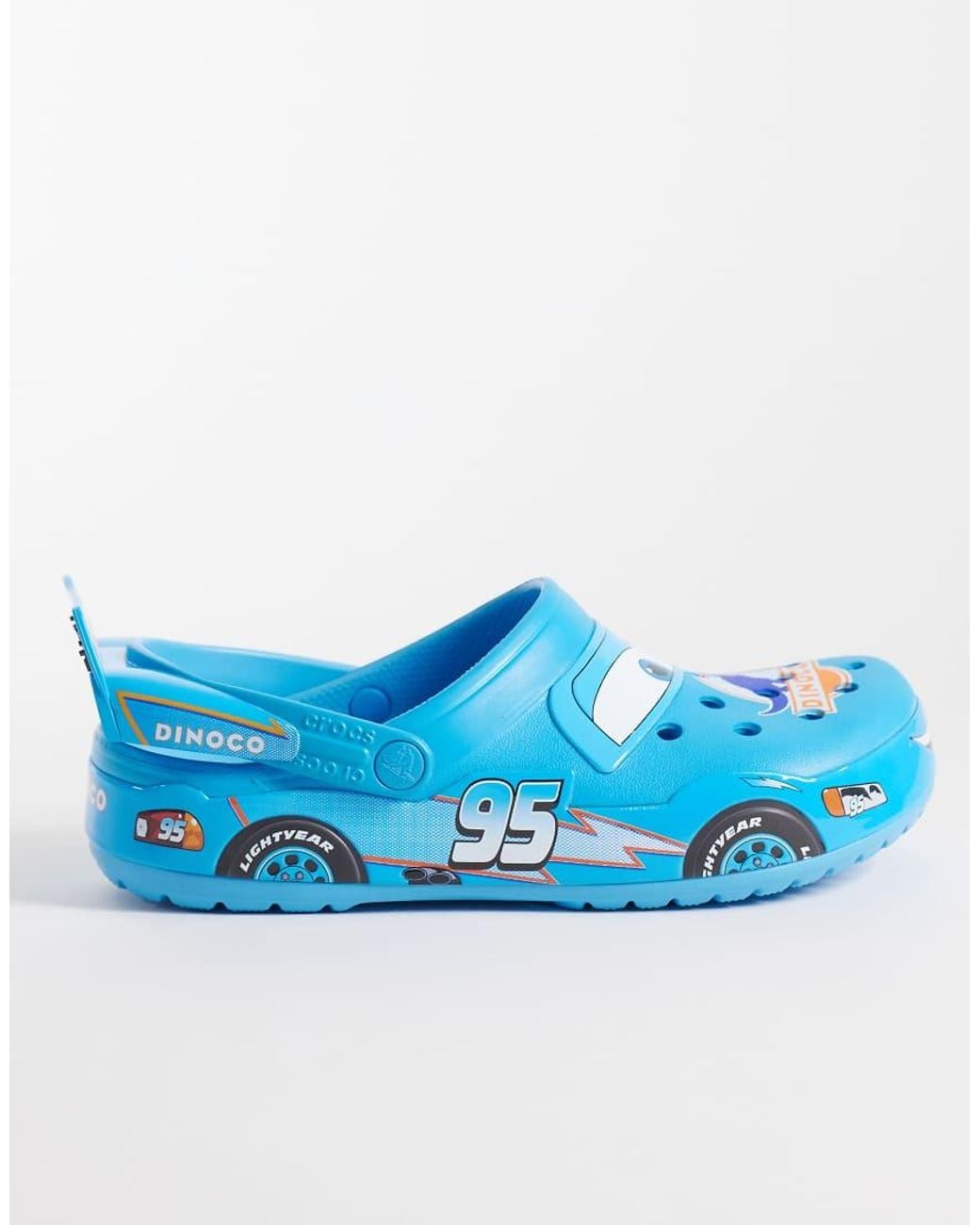 CROCSTM Blue Cars Dinoco Crocband Clogs