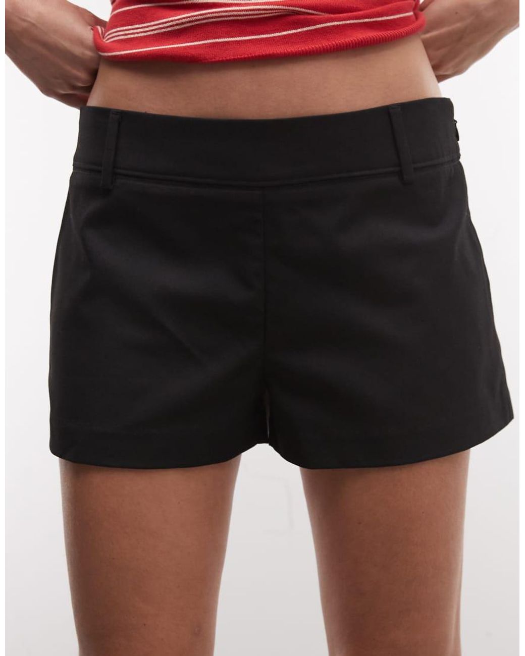 Monki Ruimvallende Elegante Short in het Black