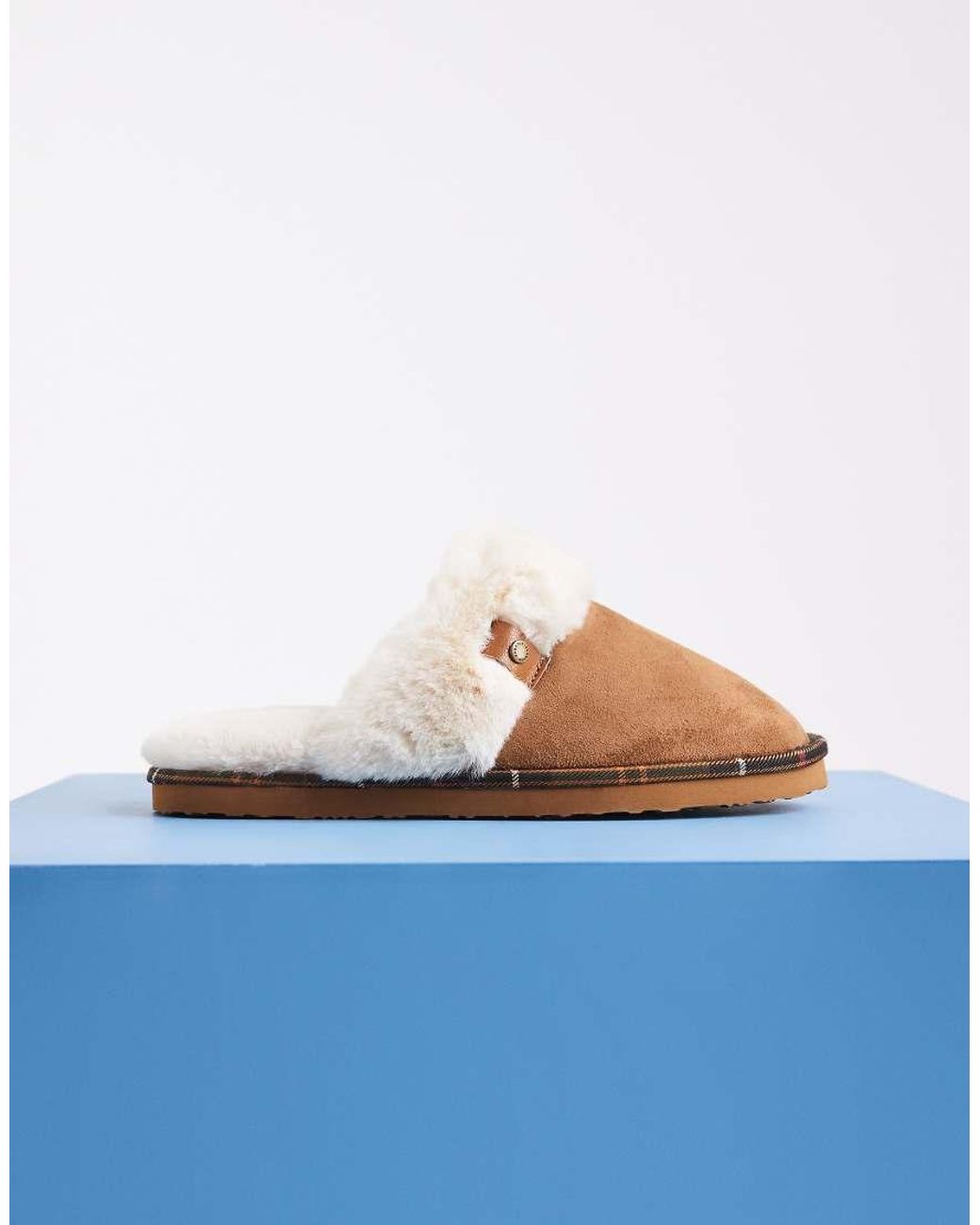 Barbour Natural Claudia Mule Slippers