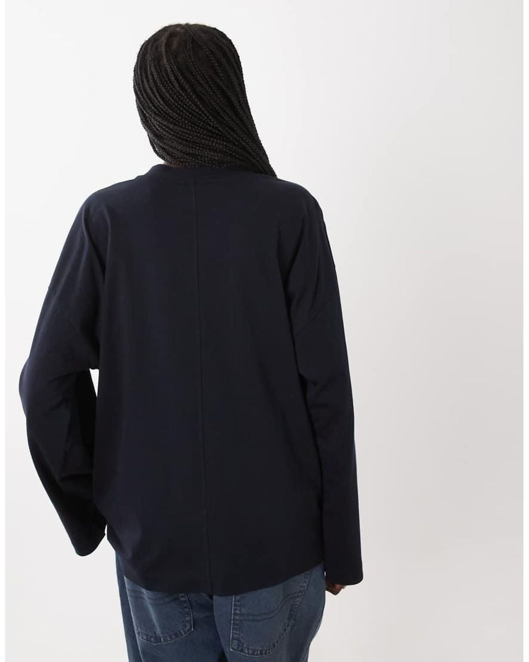 ASOS Blue Long Sleeve Skate T-shirt