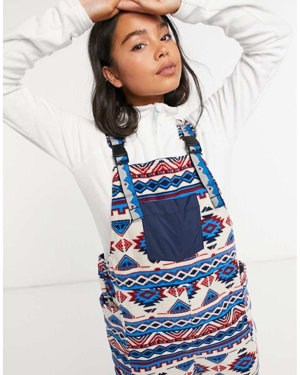 Kavu Blue Pocatello Aztec Dungaree