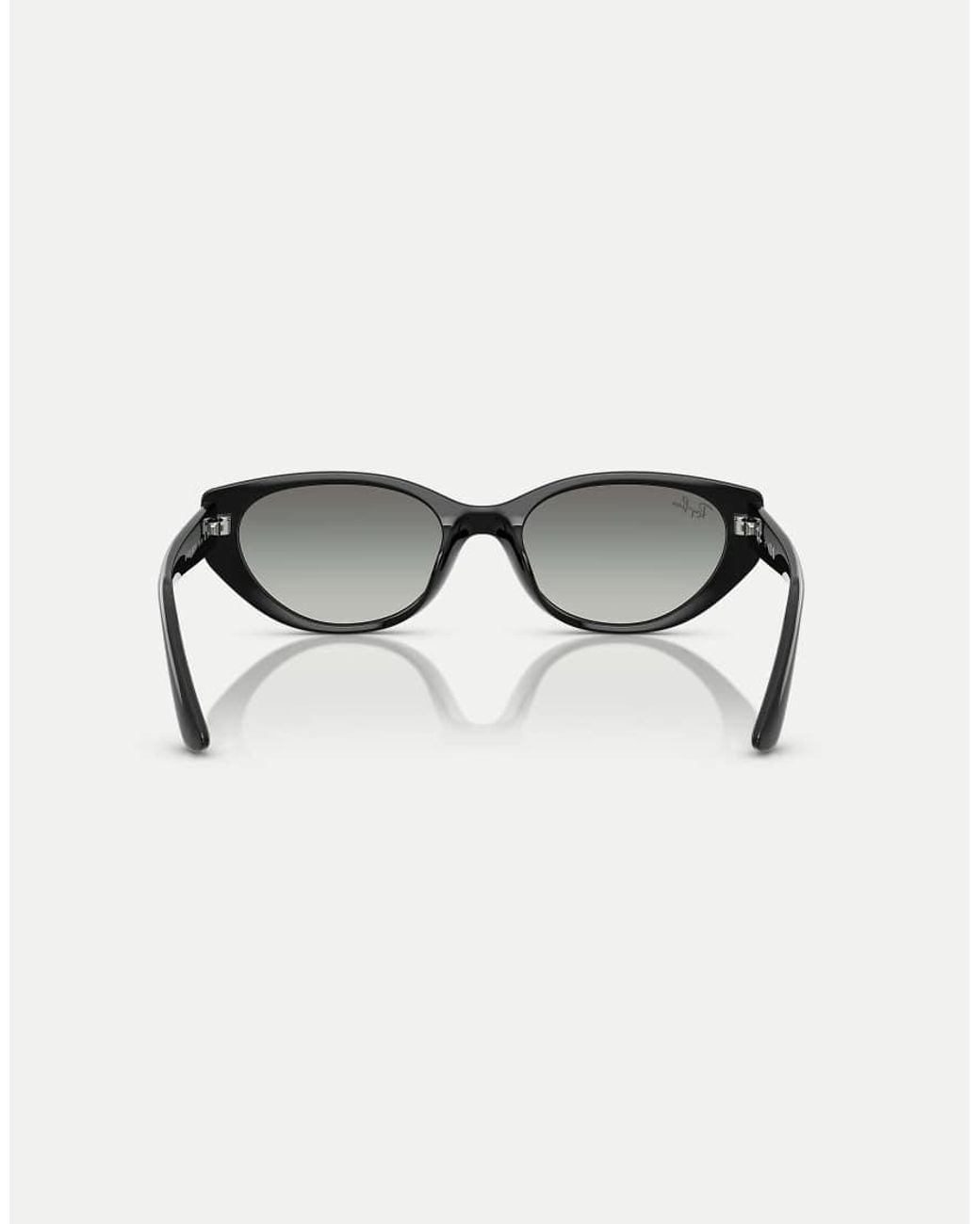 Ray-Ban Black Rb4457D Rectangle Sunglasses With Lens