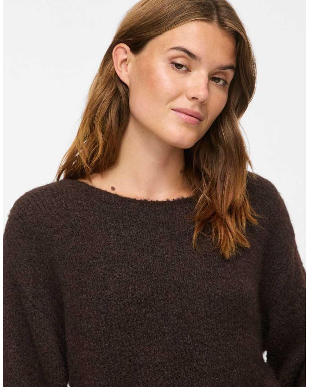 Vila Black Knitted Pullover