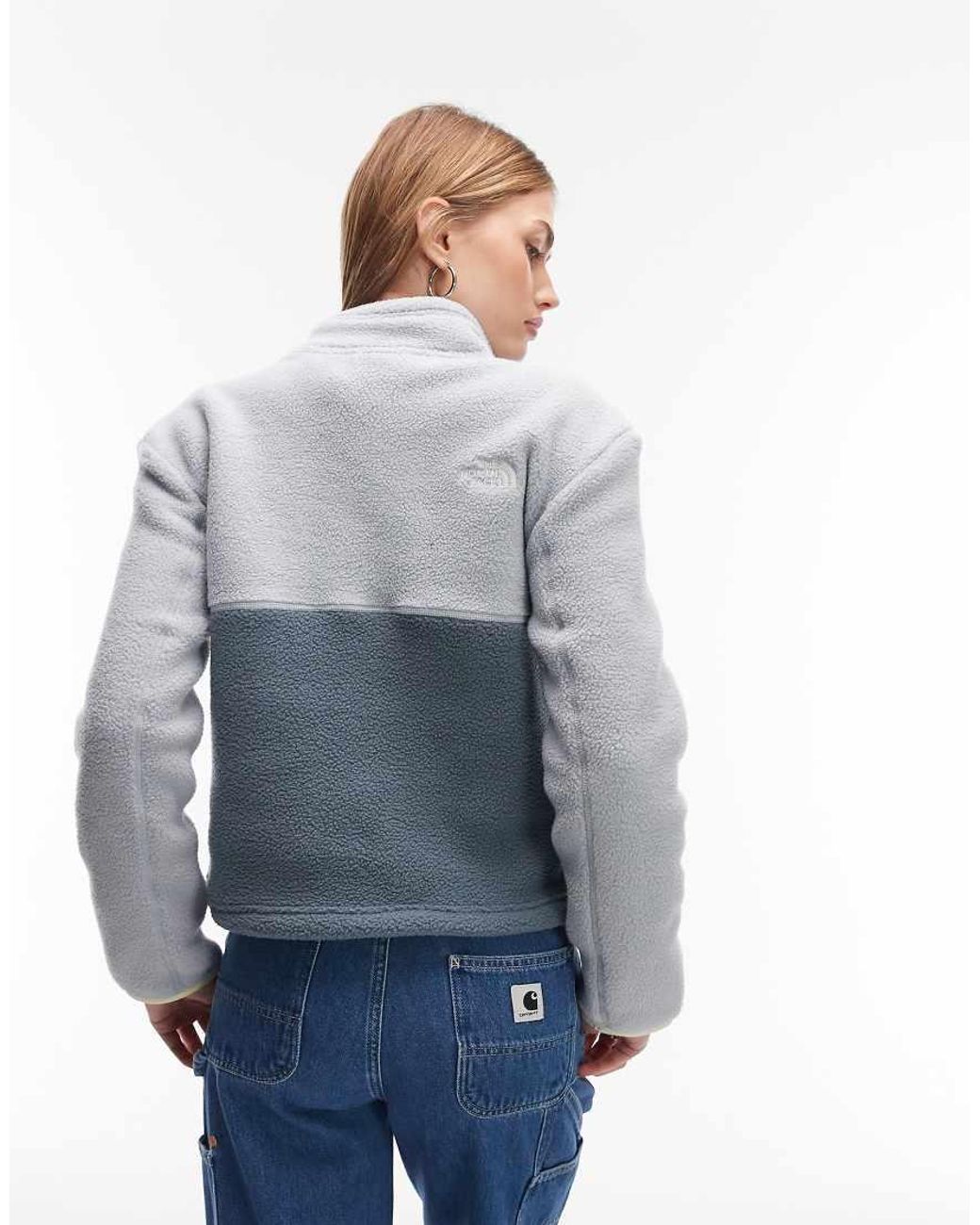 The North Face Blue Yumiori 1/4 Zip Fleece