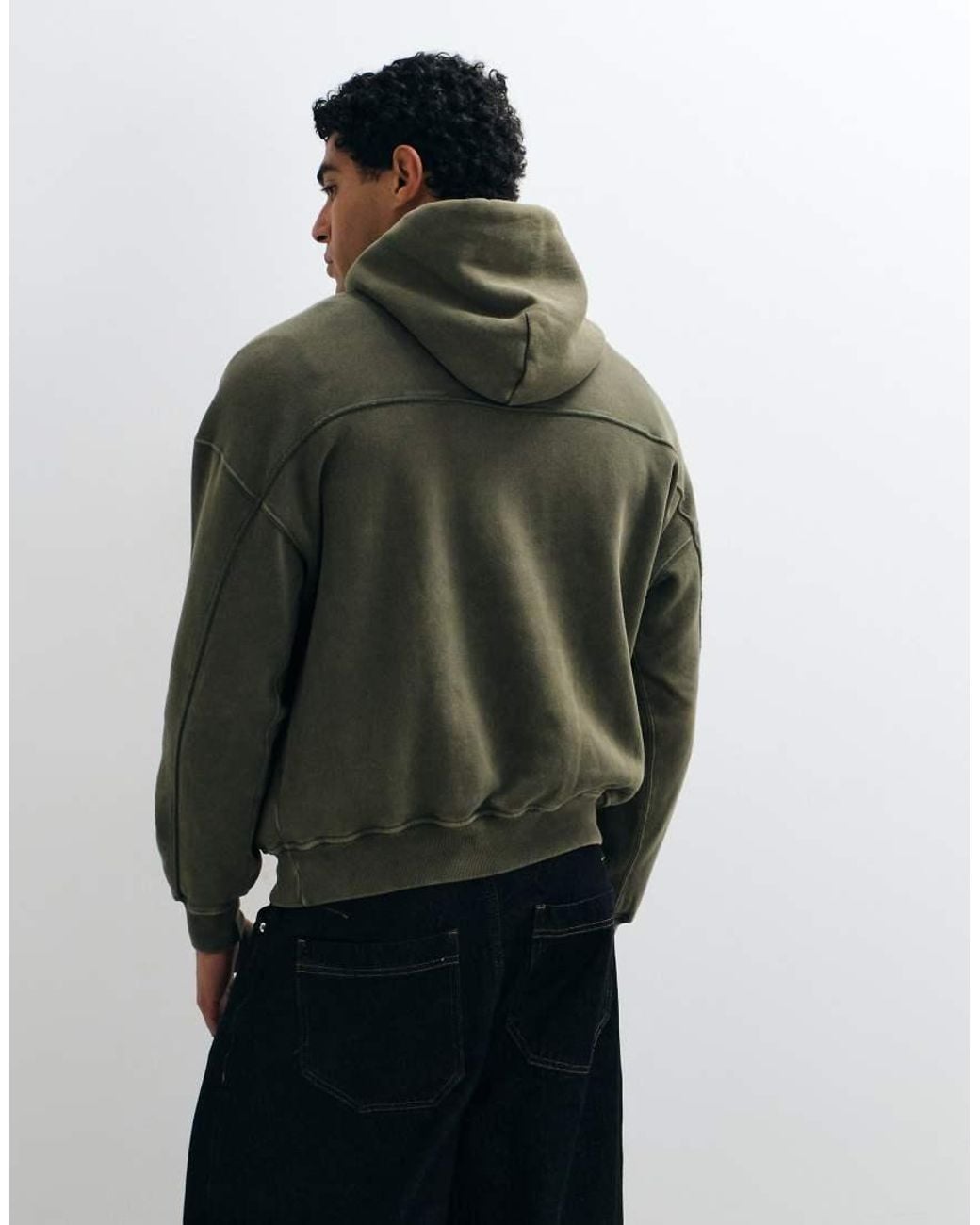 Abercrombie & Fitch Green Essential Hoodie for men