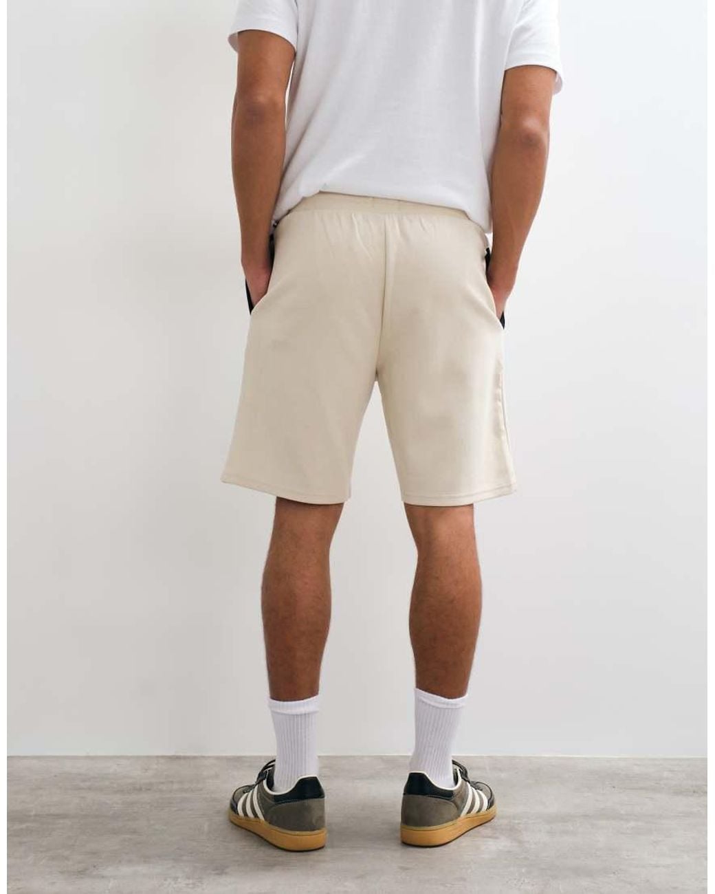 Boss White Sense Co-Ord Shorts for men