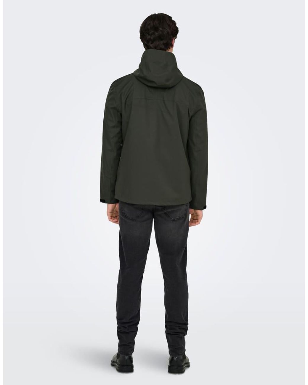 Only & Sons Gray Jacket for men