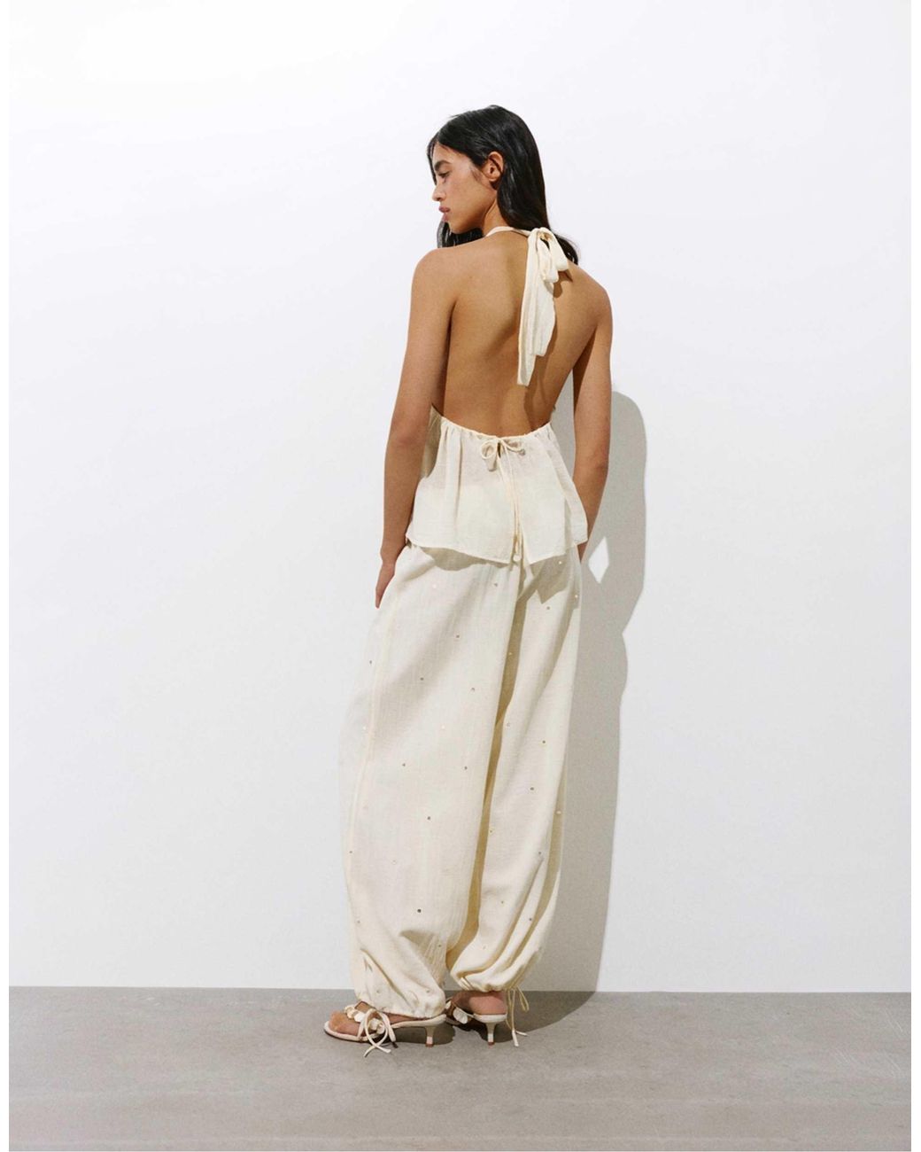 Pull&Bear White – neckholder-oberteil