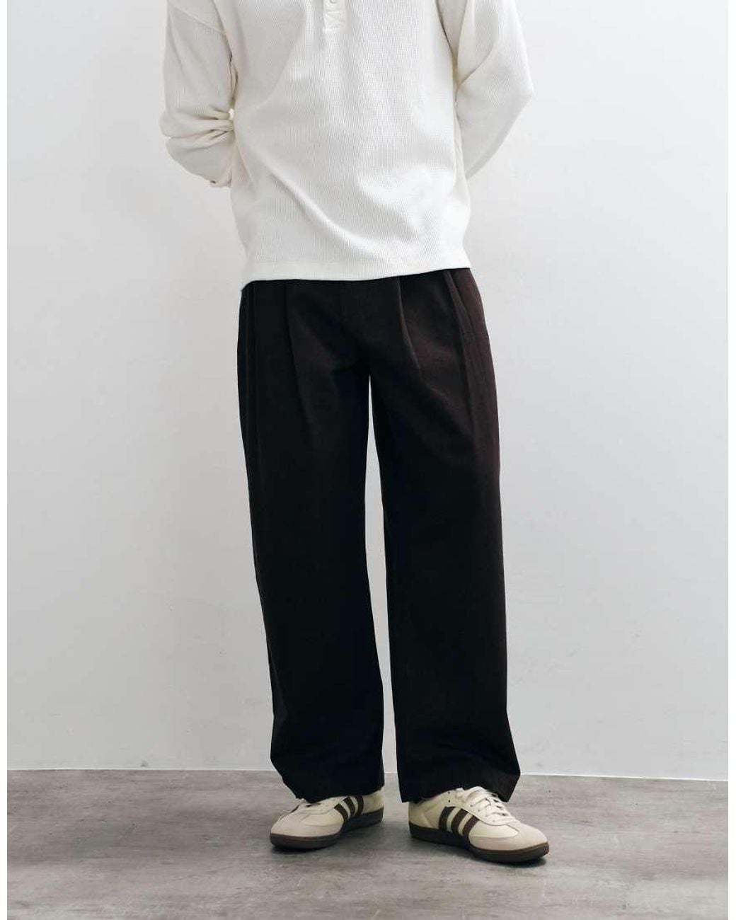 ASOS White Barrel Jeans for men