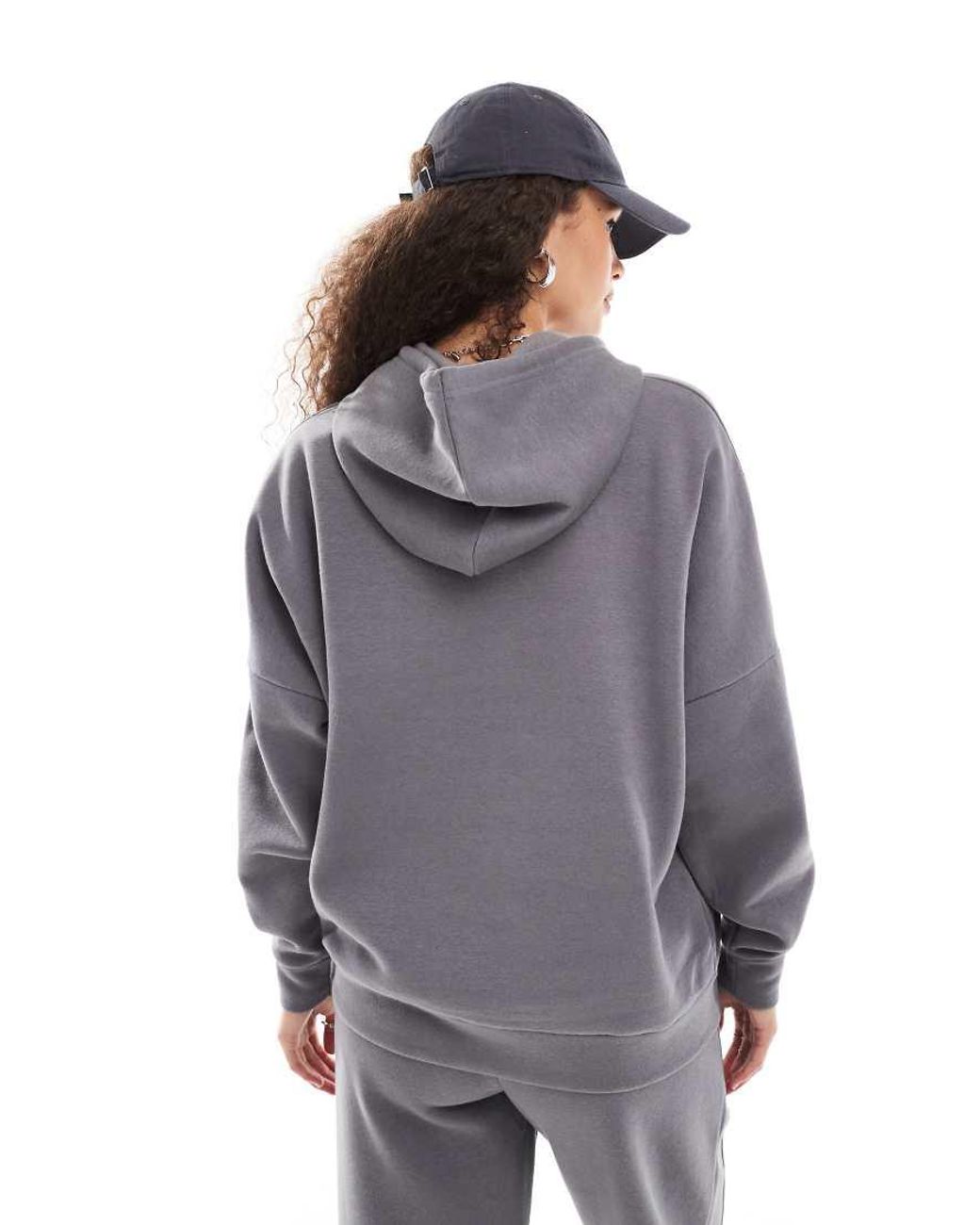 Noisy May Gray Loose Fit Hoodie Co-ord