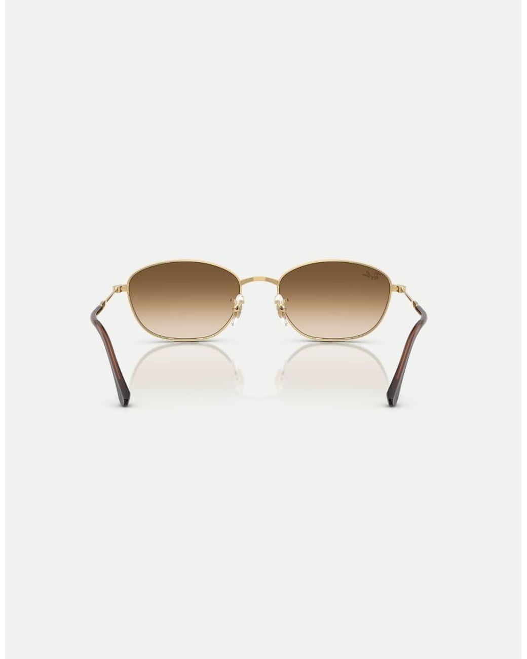 Ray-Ban White Irregular Sunglasses With Lens