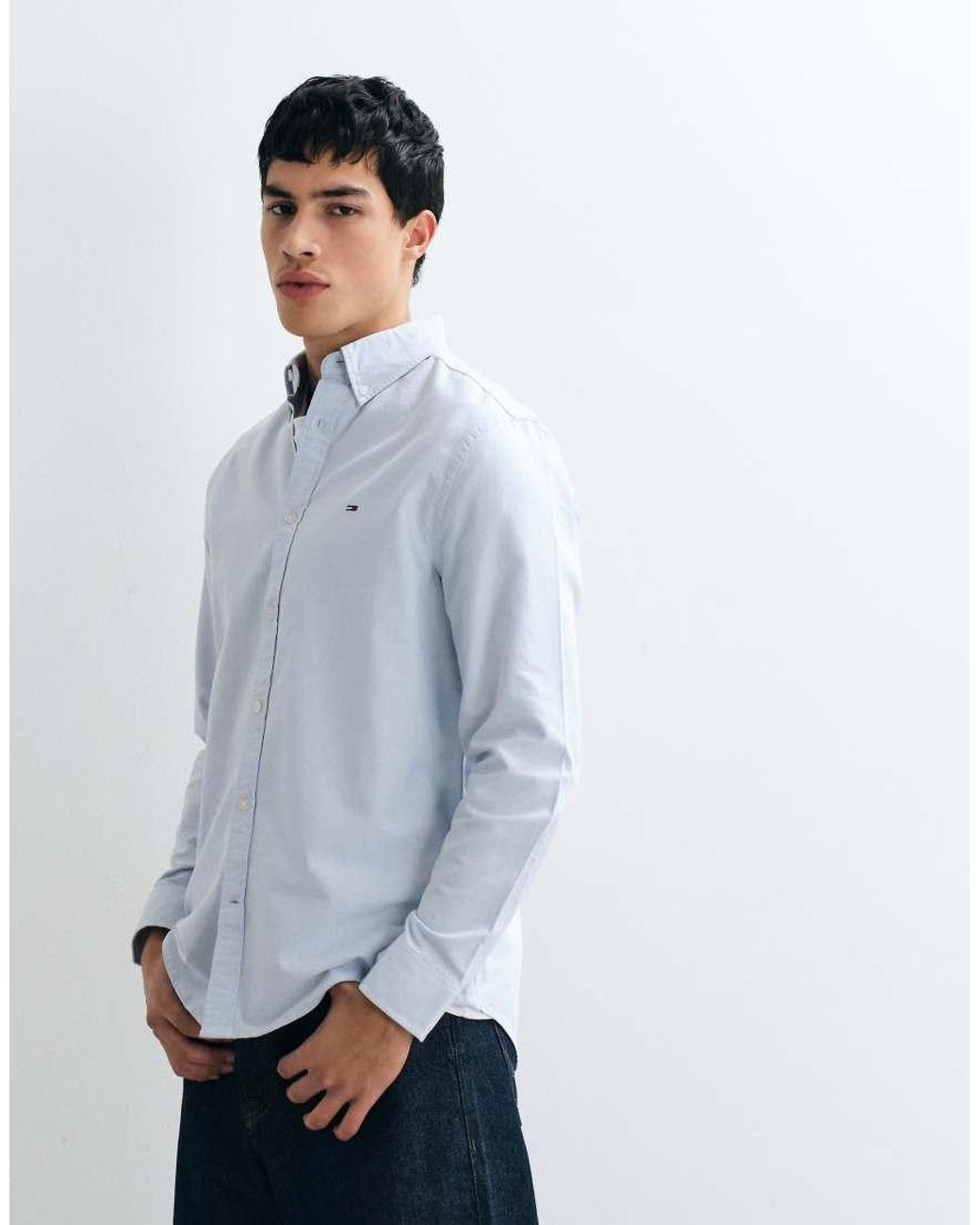 Tommy Hilfiger White Oxford Shirt for men