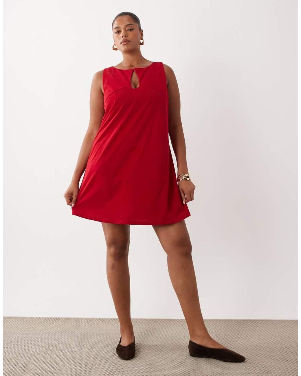 Asos Design Curve ASOS de color Red